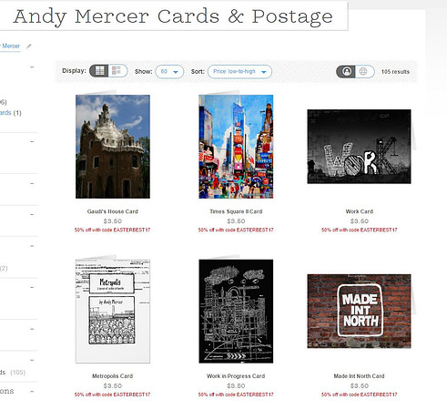 Andy Mercer Greetings Cards