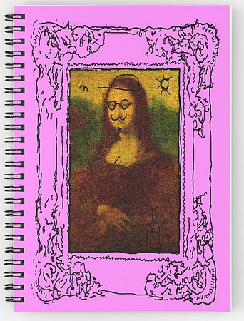 Mona Lisa Defaced notebook